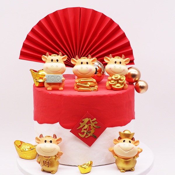 Tượng Nhựa Con Trâu Cute - SP005050