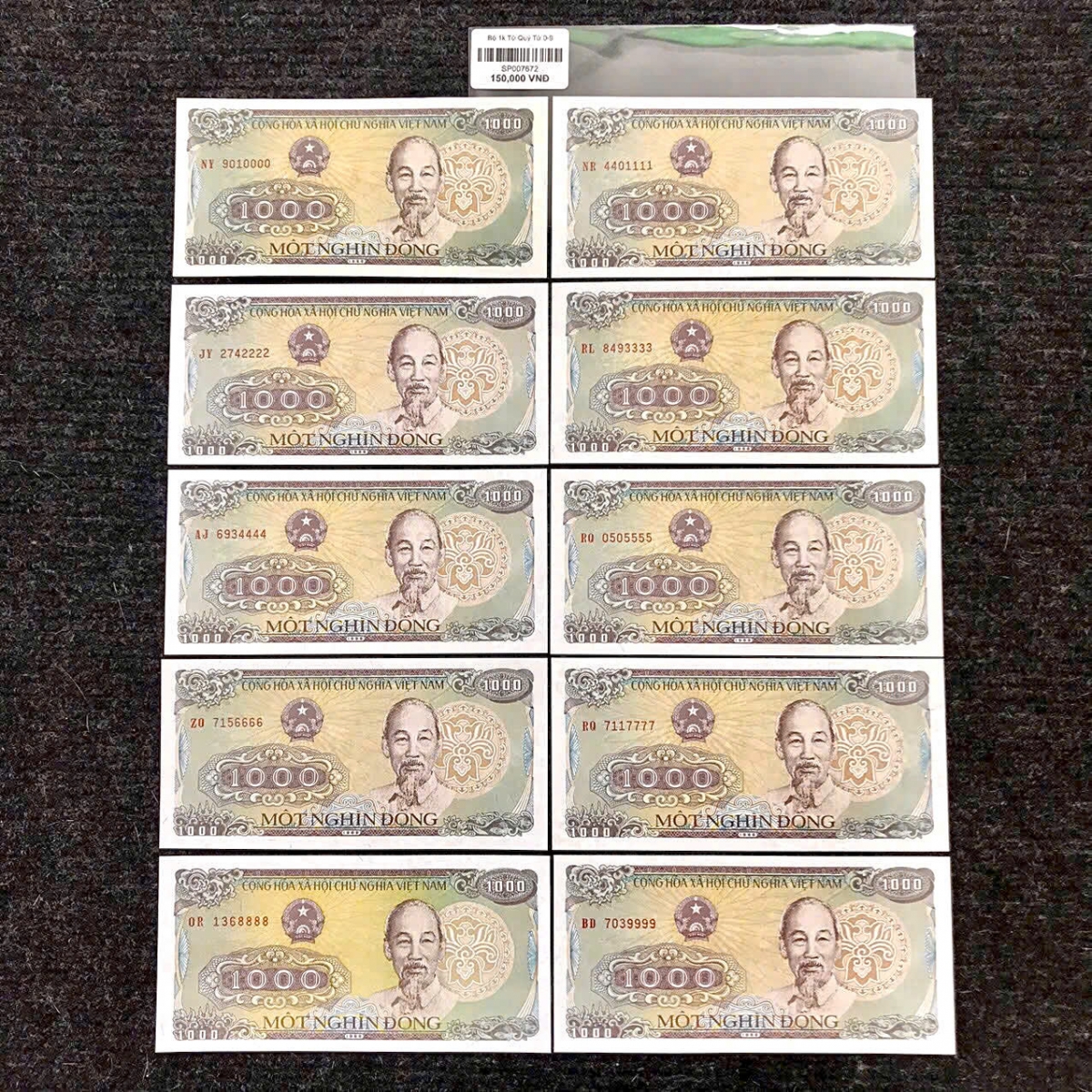 Bộ 1k Tứ Quý Từ 0-9