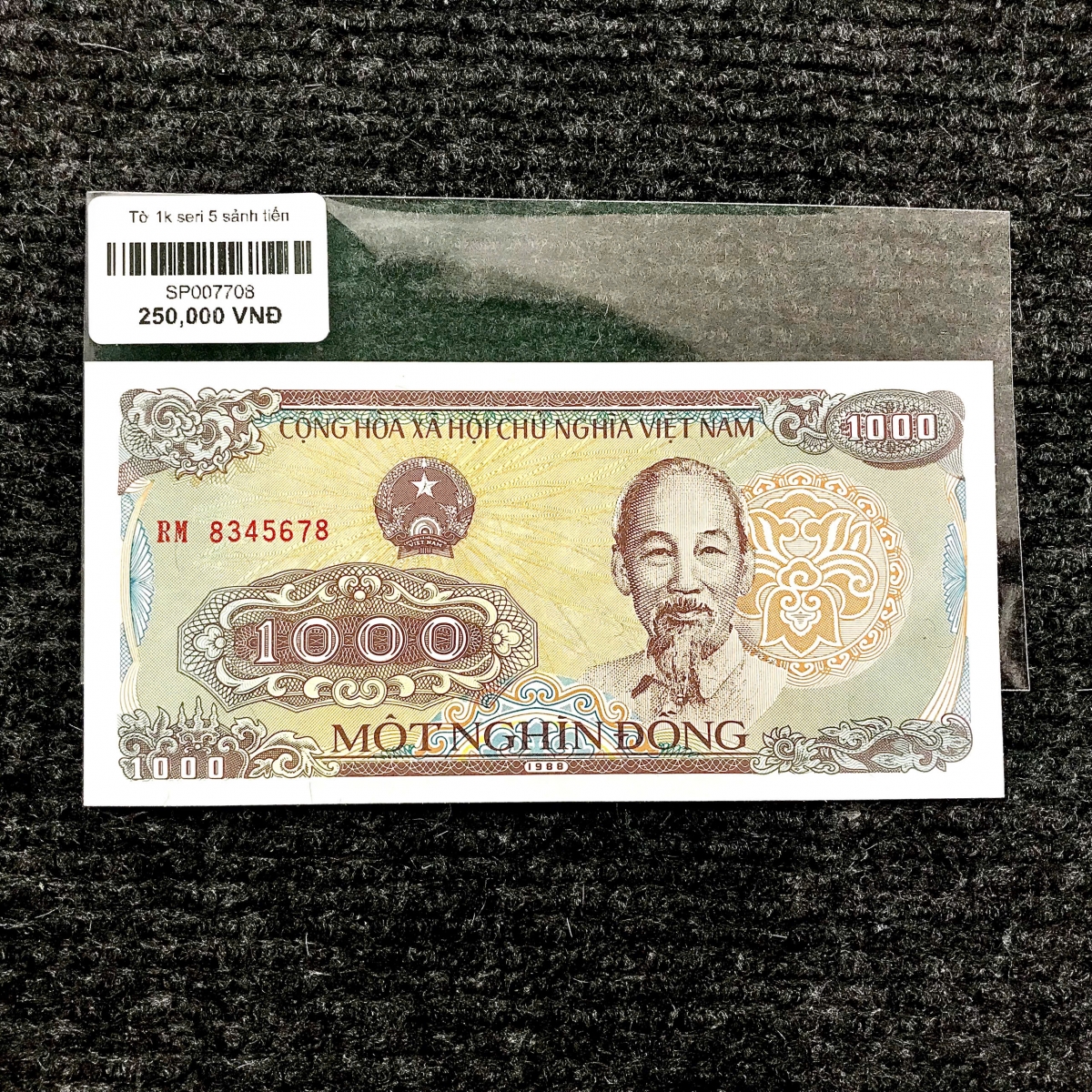 Tờ 1k seri 5 sảnh tiến