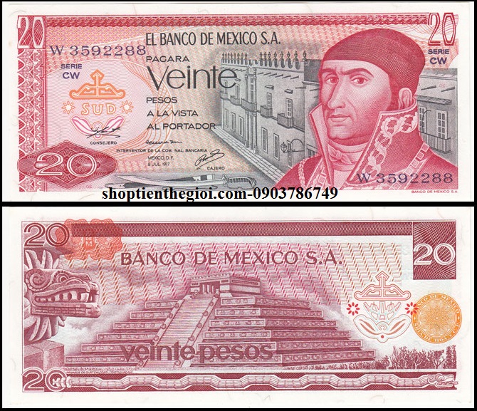 Mexico 20 Pesos 2012 UNC