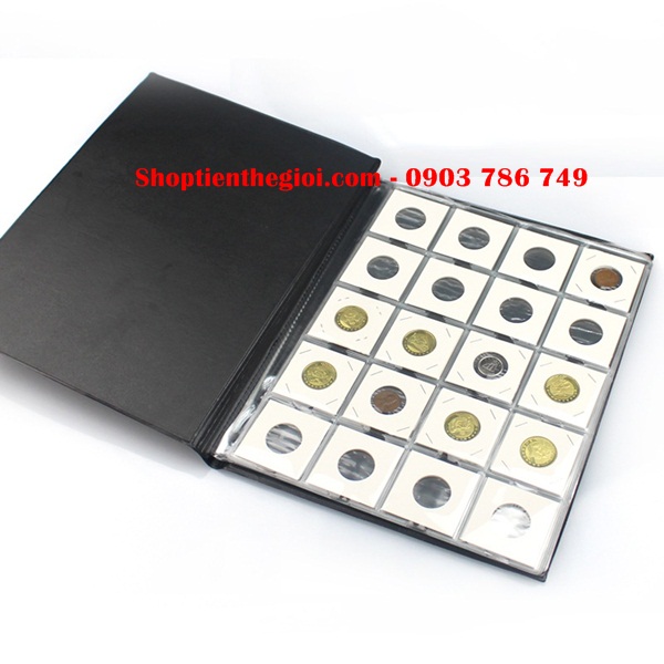 Album Tiền Xu 200 Ngăn Dùng Holder - AB000005