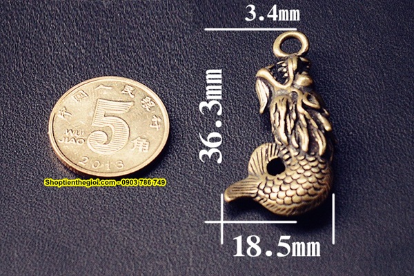 MÓC KHÓA CÁ CHÉP HÓA RỒNG - SP001519