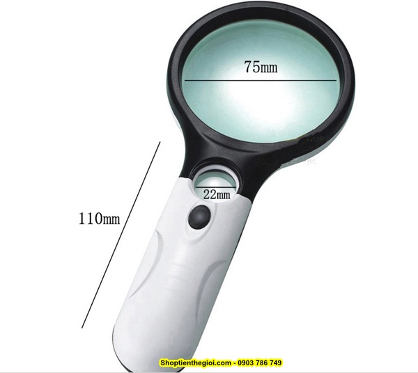 Kính Lúp Đèn Led 45X Siêu Phóng Đại - SP001254