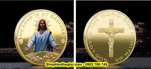 Xu Hình Chúa Mạ Vàng In Màu - SP002381