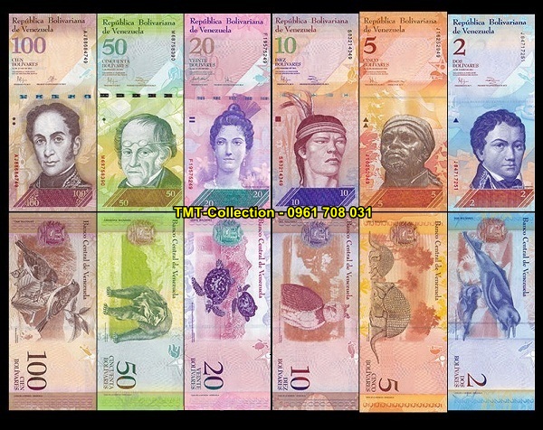Bộ 6 tờ tiền của VENEZUELA - SP000023