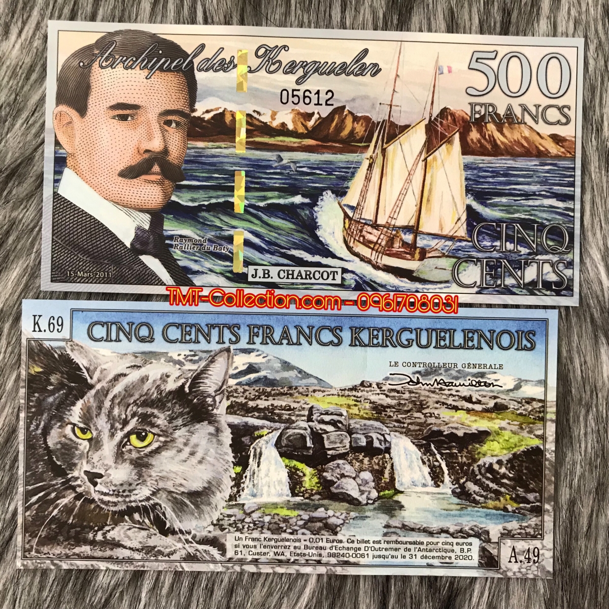 Kerguelen 500 Francs 2012 UNC Polymer