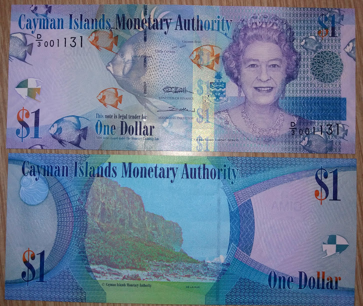 Cayman 1 Dollar 2011 UNC