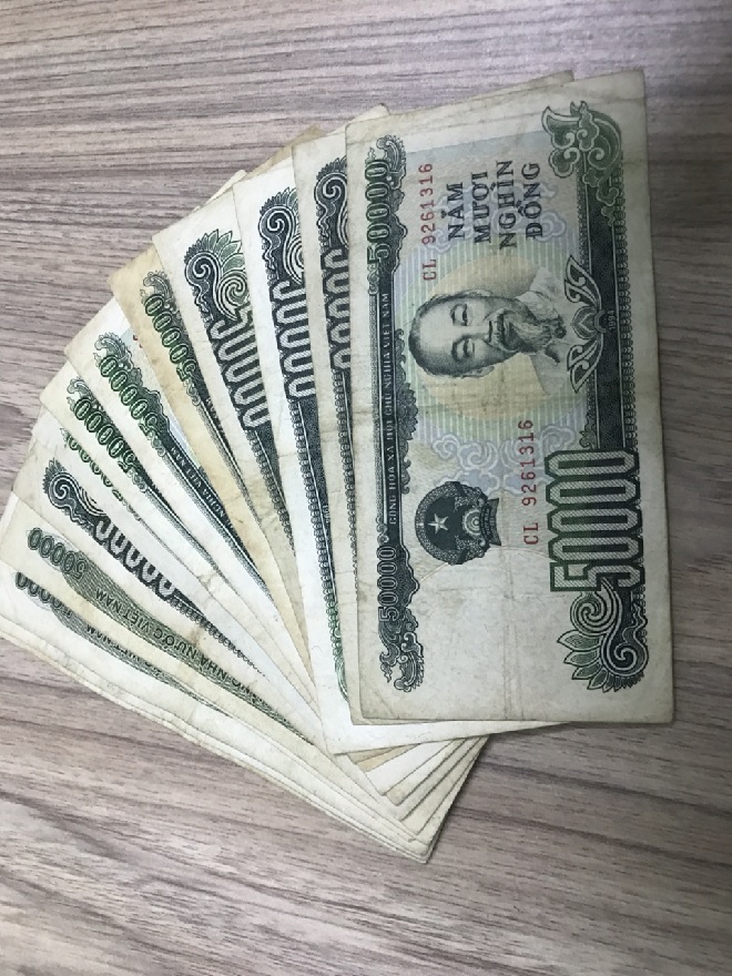 50.000 đồng 1994 chất lượng cũ 60%