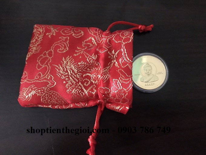 tiền xu hình Phật Thích Ca của Nepal 