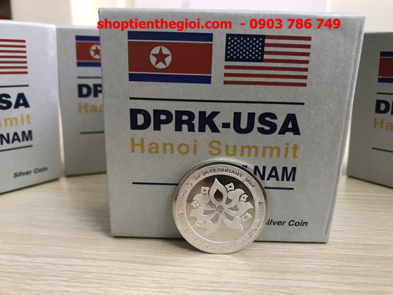 Đồng xu bạc kỷ niệm hội nghị thượng đỉnh Mỹ - Triều