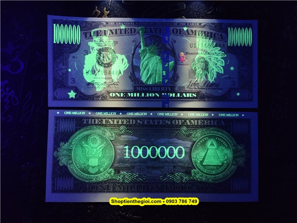 Tiền lưu niệm 1 triệu USD dạ quang - SP002397