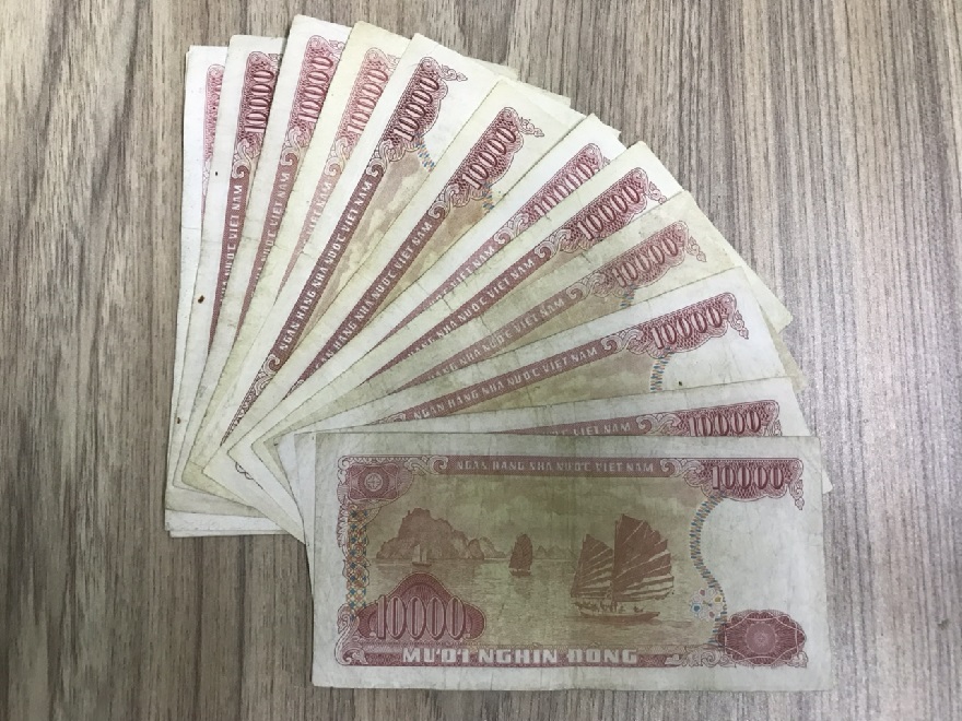 10.000 đồng 1993 chất lượng cũ 60%