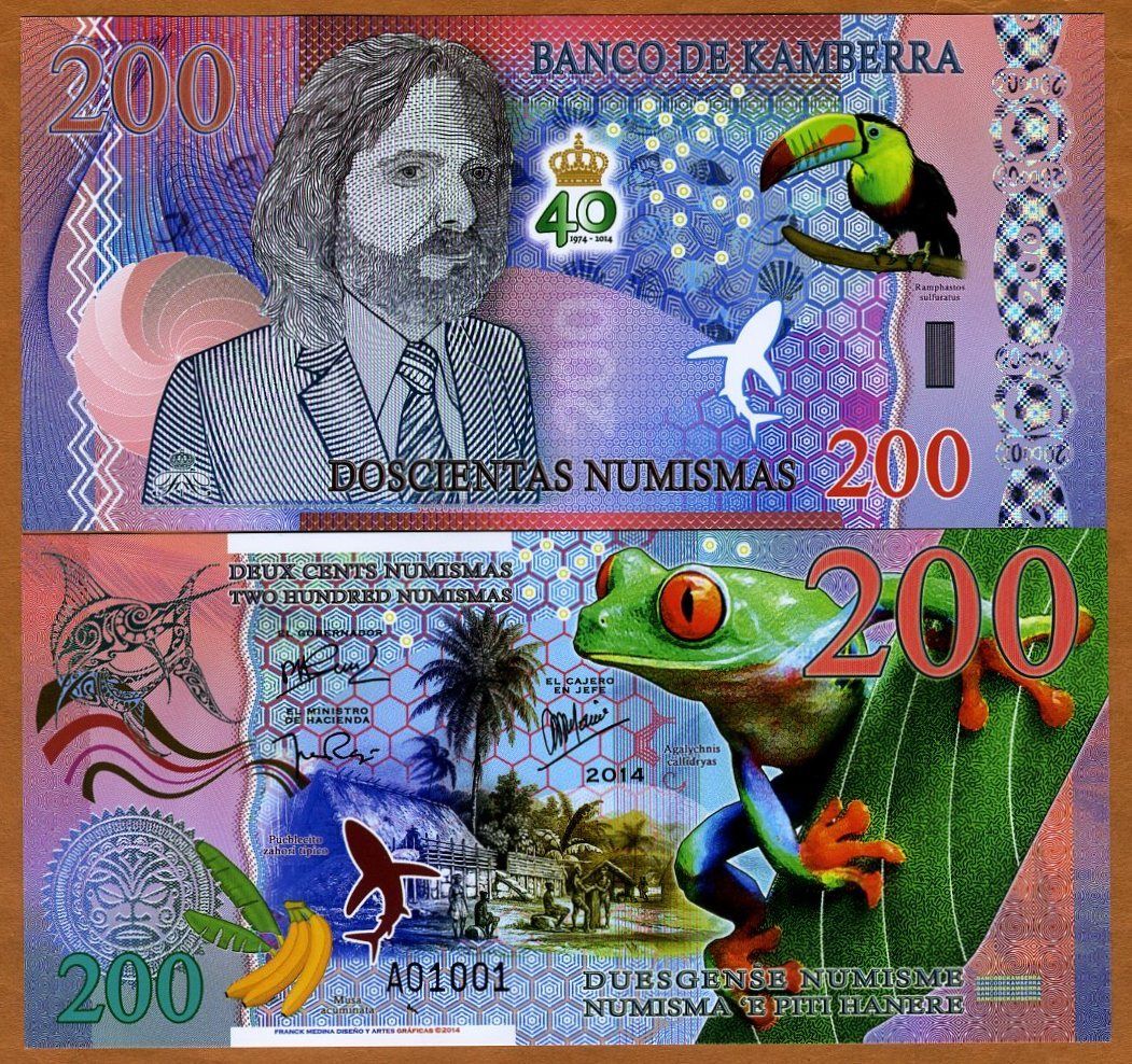 Kamberra 200 numismas 2013 UNC 