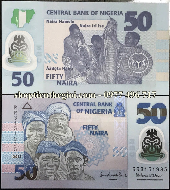 Nigeria 50 Naira 2009 UNC Polymer