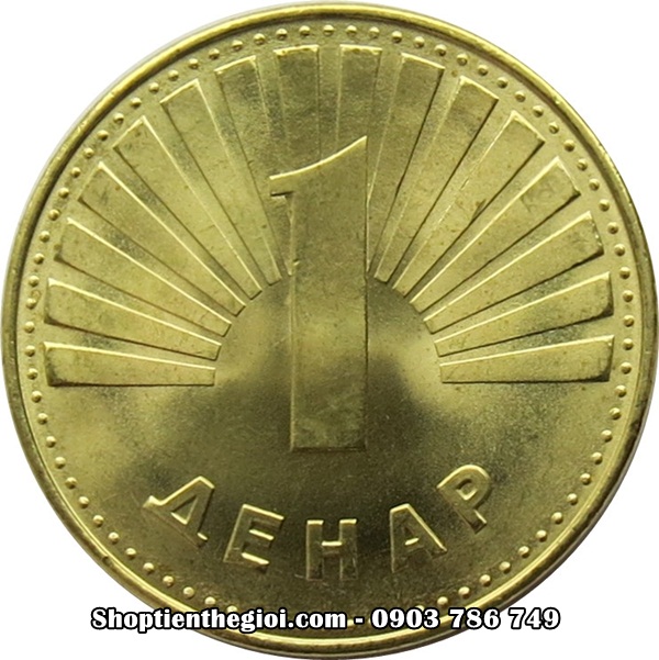 Xu Macedonian 1 Dinar 2018 con Chó - SP005043