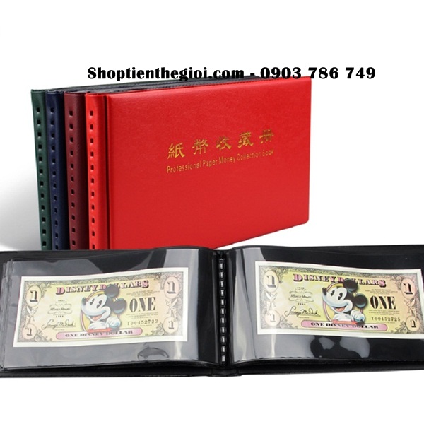 Album MINI tiền giấy 20 phơi đen - AB000002