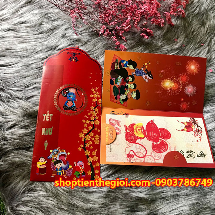 TIỀN 50 DOLA MACAO HÌNH CON CHUỘT