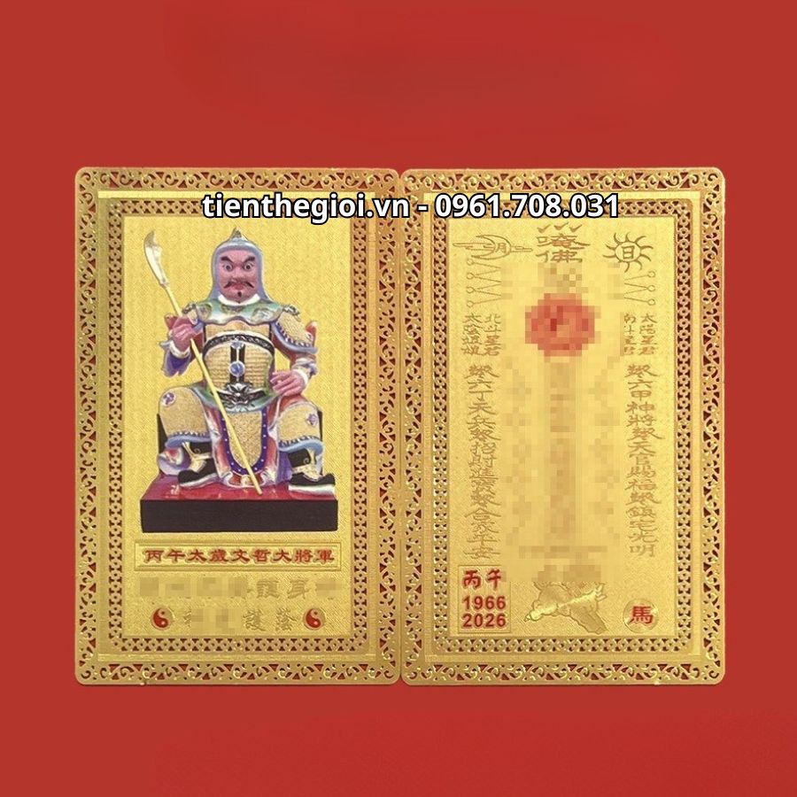 Thẻ Kim Bài THái Tuế 2026