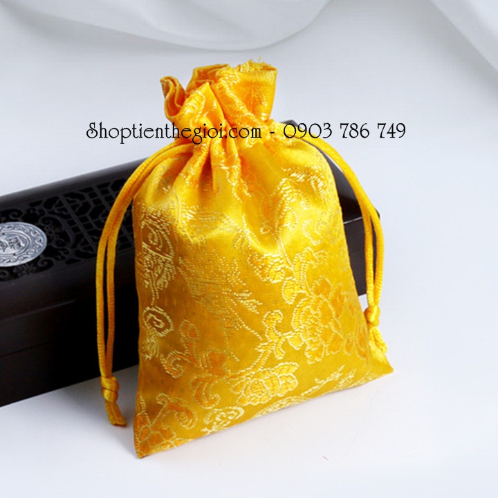 Túi Gấm Long Phụng size nhỏ 7x9cm - SP000046
