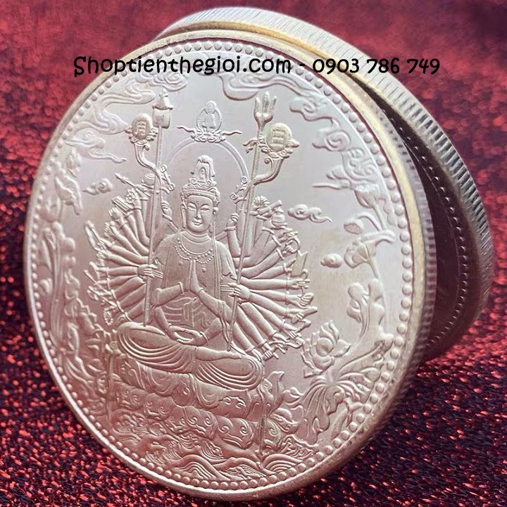 Xu Quán Thế Âm Bồ Tát Mạ Bạc - XLN010