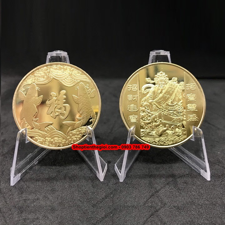 Xu Thần Tài Mạ Vàng Cá Chép - SP002379