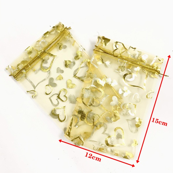Túi vải hoa văn size 12x15cm - SP005026