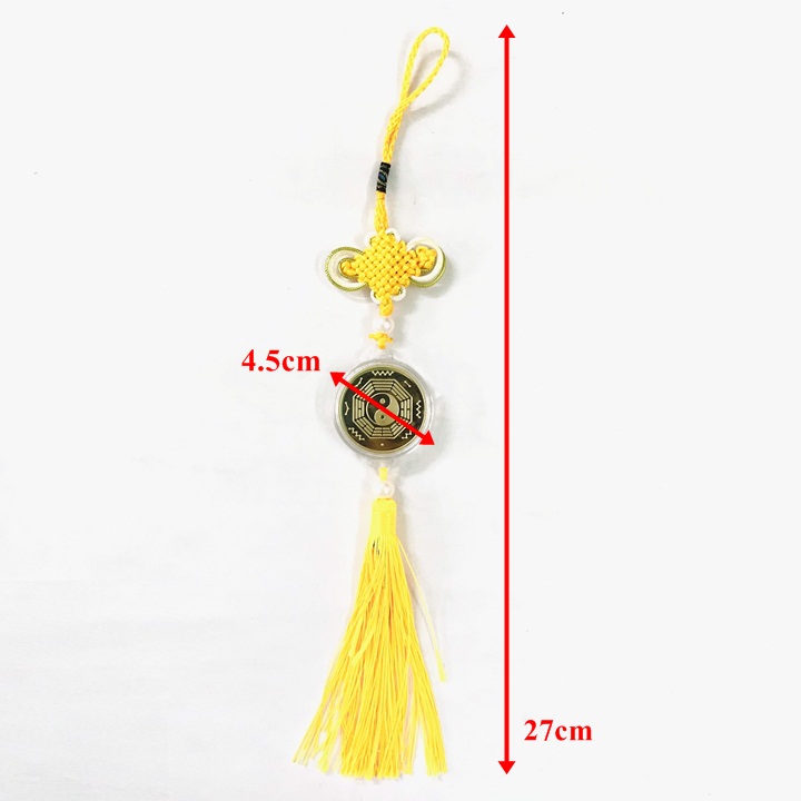Dây treo Xu Quan Âm Bát Quái Âm Dương - SP005263