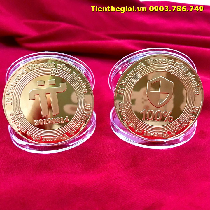 Móc Khoá Xu Lưu Niệm Đồng PI Network
