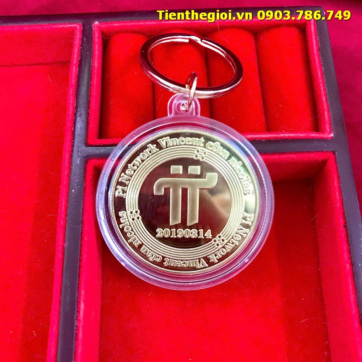 Móc Khoá Xu Lưu Niệm Đồng PI Network