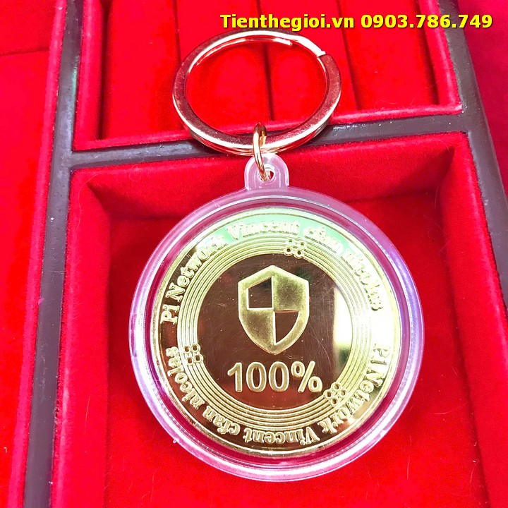 Móc Khoá Xu Lưu Niệm Đồng PI Network