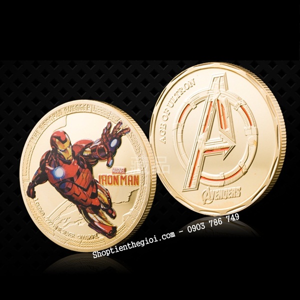 Xu Avengers Marvel Siêu Anh Hùng Iron Man Vàng - SP002464