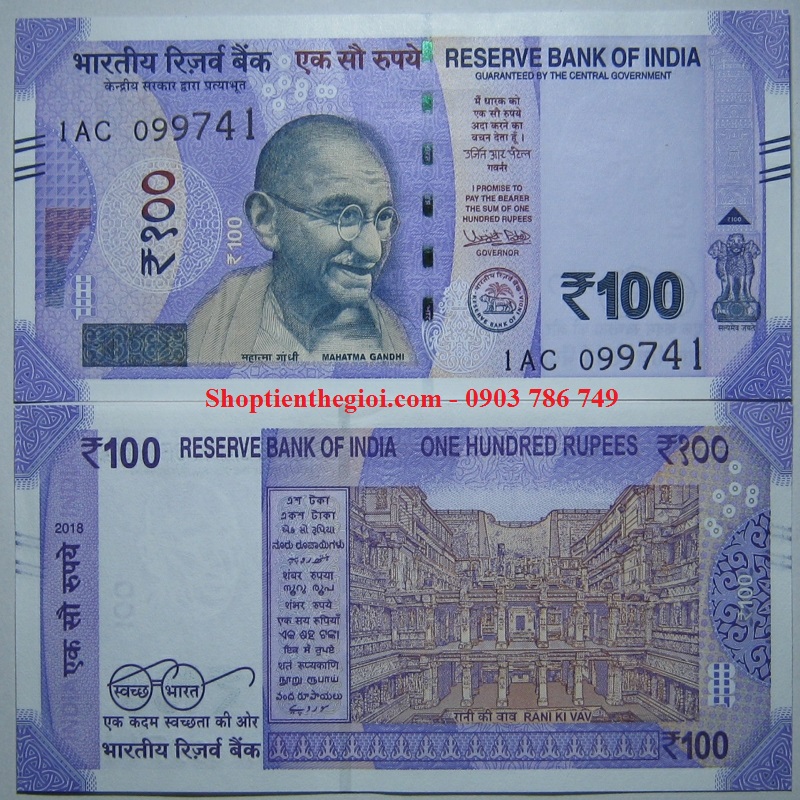Ấn Độ - India 100 Rupee 2018 UNC