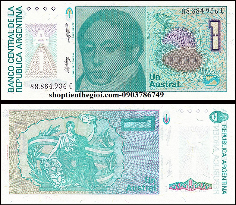 Argentina 1 peos 1985 UNC