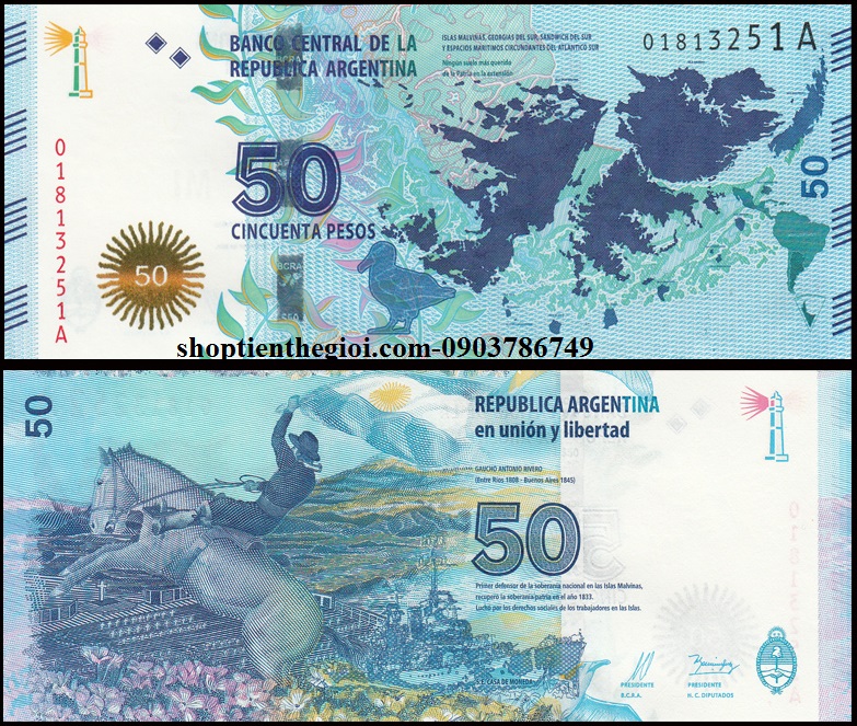 Argentina 50 peso 2015 UNC - TT000485