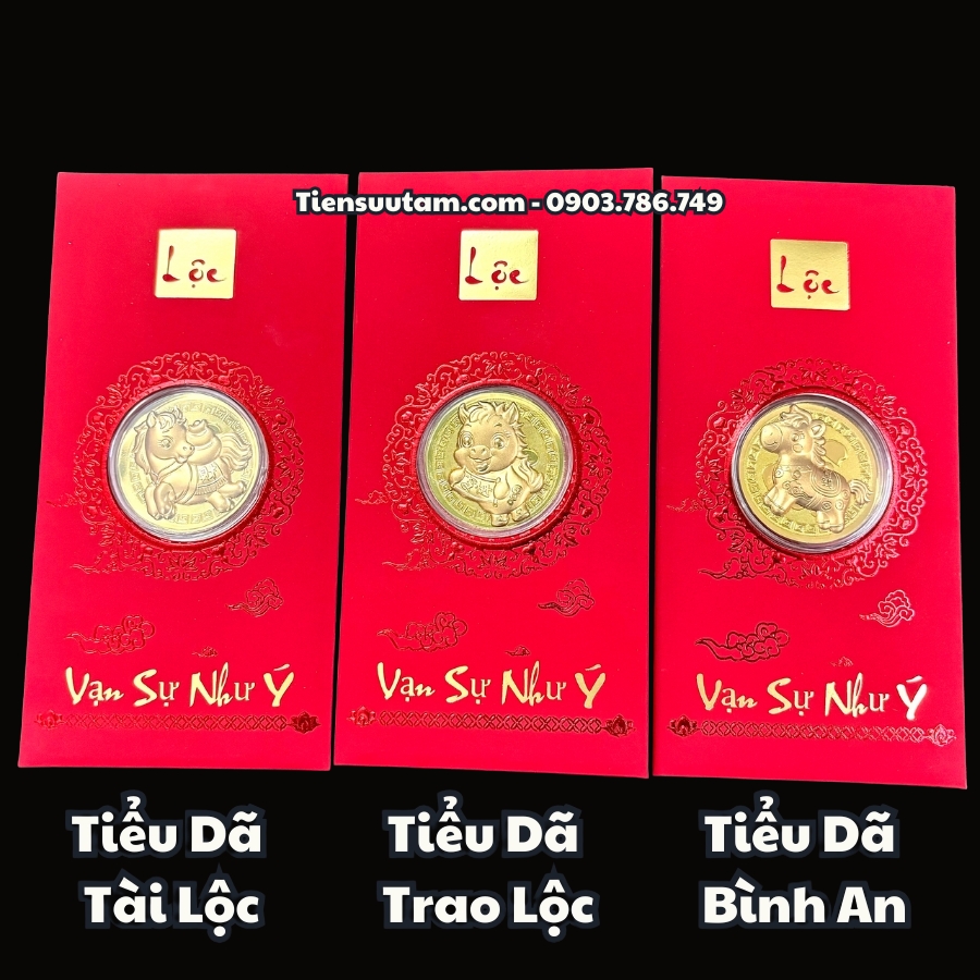 Bao Lì Xì Lộc Miếng Xu Con Ngựa Cute 2026 Vip - SP008294