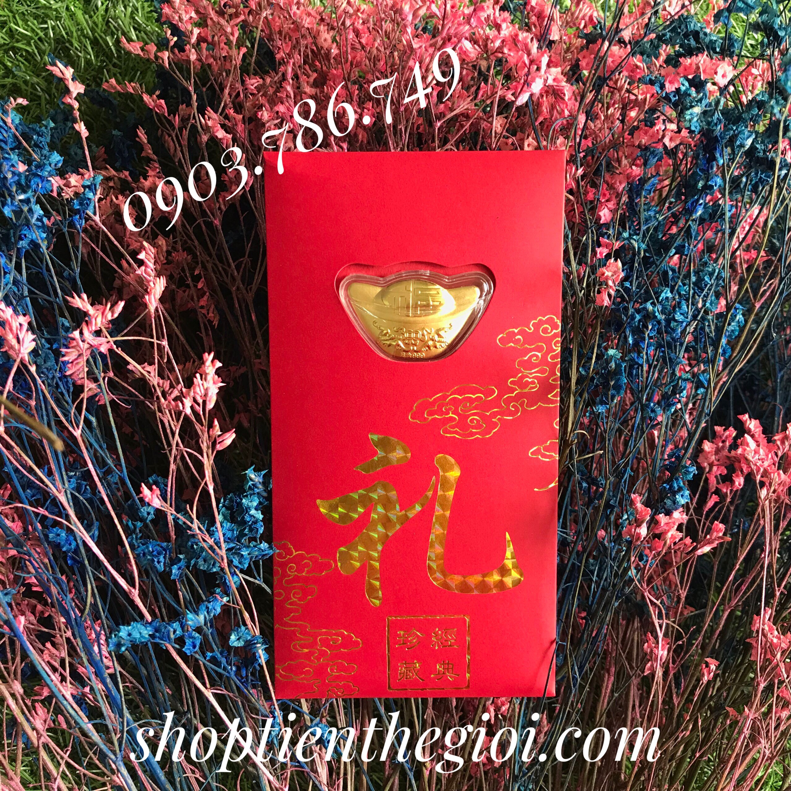 BAO LÌ XÌ THỎI VÀNG 24K - SP000304