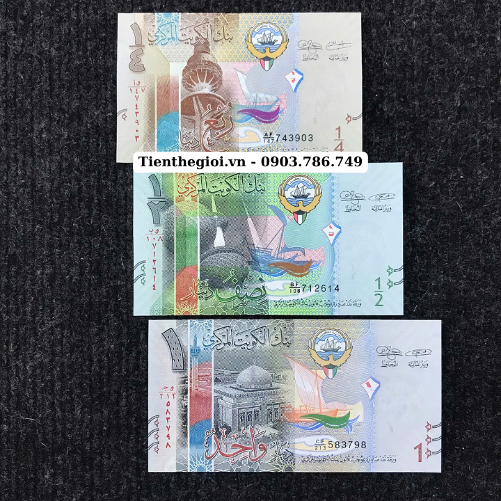 Bộ 3 tờ của Kuwait - SP008052