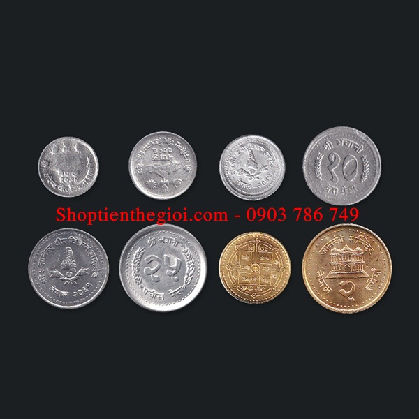 Bộ 8 xu Nepal  -  SP005186