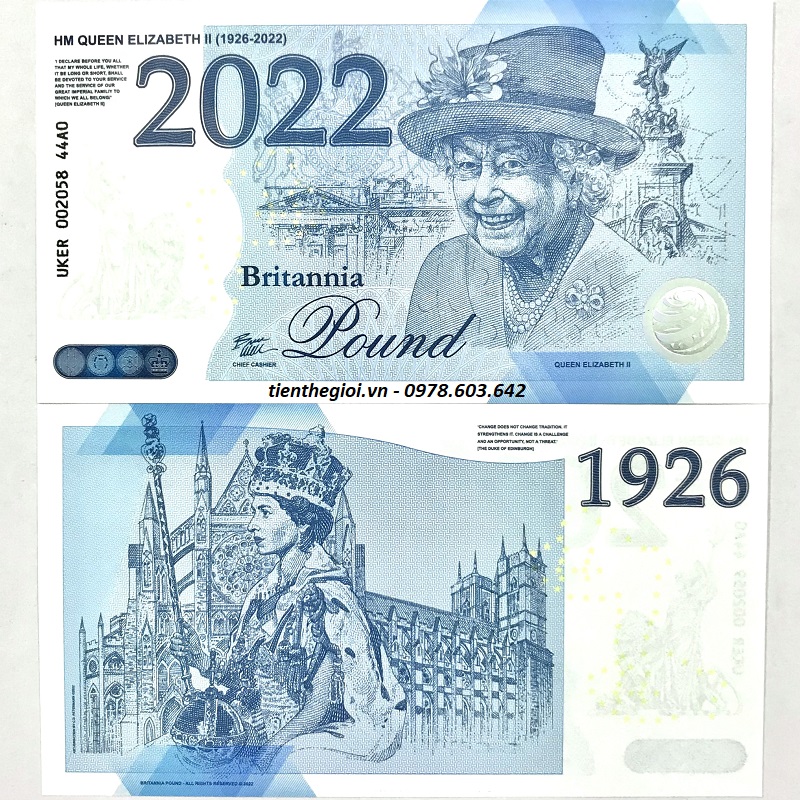 British - Anh Kỷ Niệm Nữ Hoàng Elizabeth Mất 2022 - SP007531