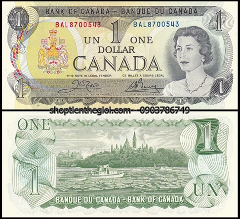 Canada 1 dollar 1973 UNC