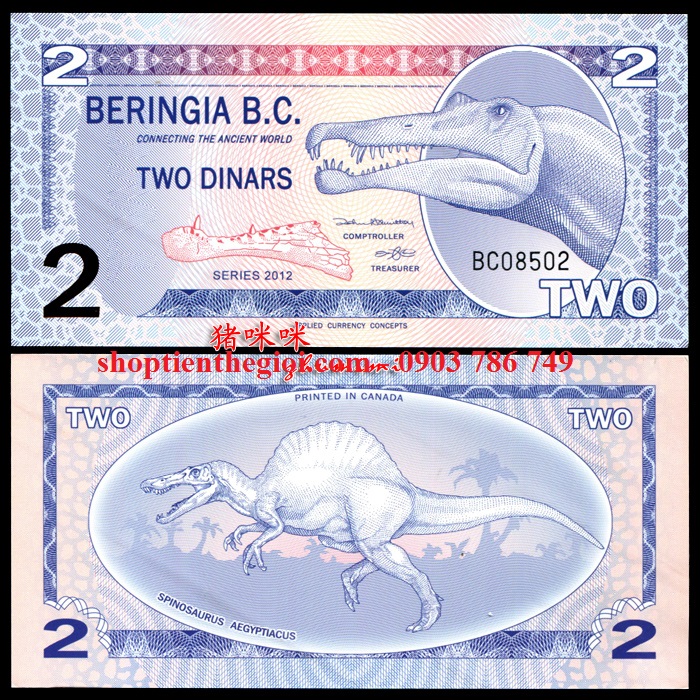 Canada 2 Dinar đảo British Columbia 2012