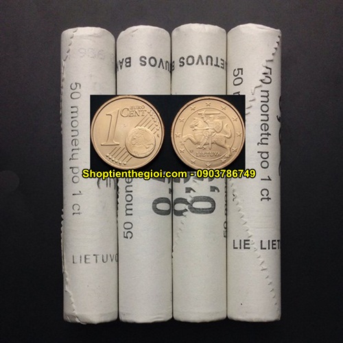 Cây 50 xu Litva 1 cent 2015
