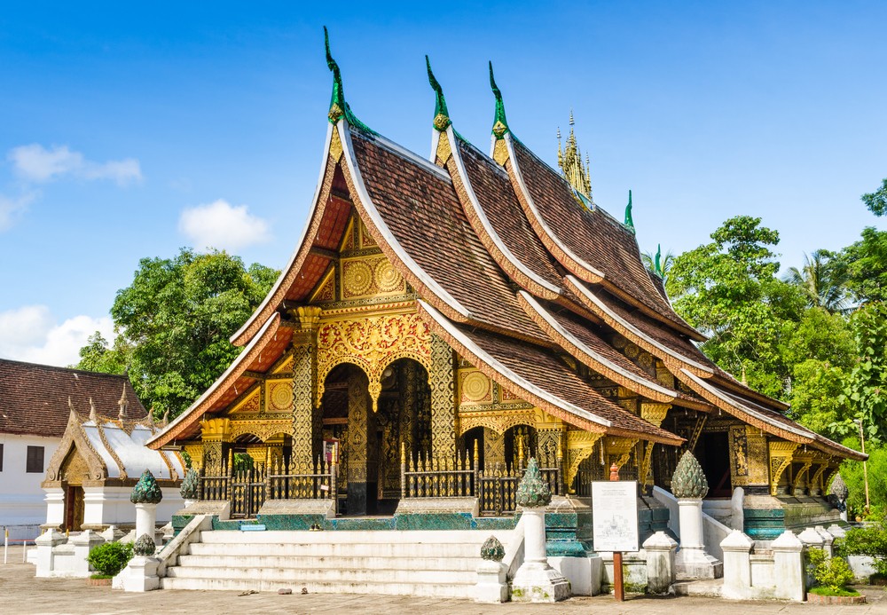 Chùa Xieng Thoong - Xieng Thoong Wat trên tờ tiền Lào 2000 kip năm 2011