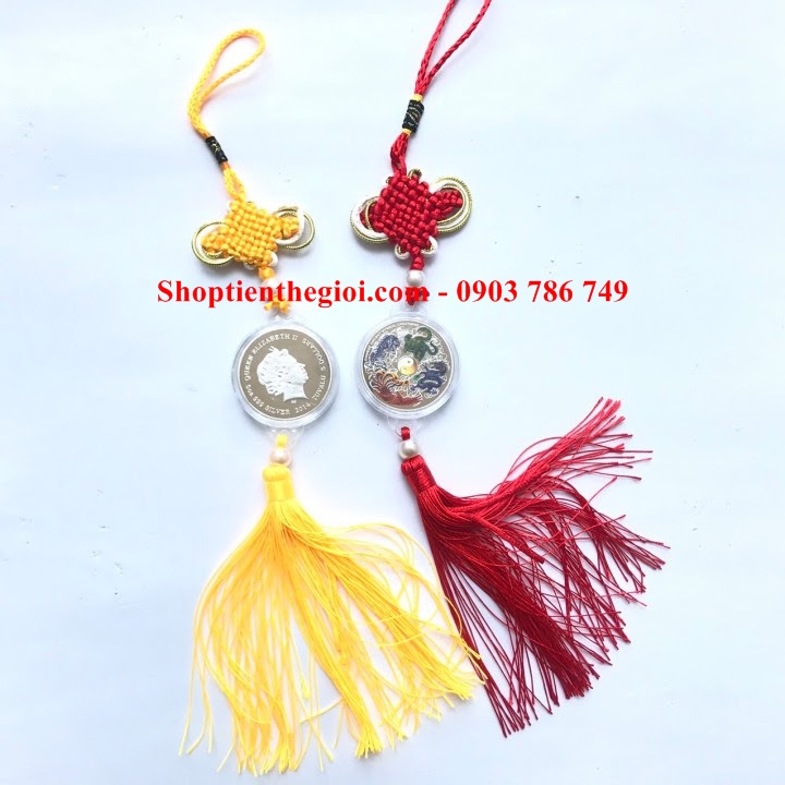 Dây treo Xu tứ linh phong thuỷ - SP005162