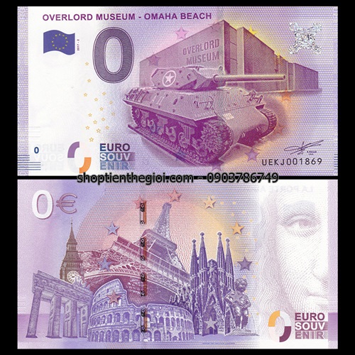 EU 0 Euro lưu niệm bảo tàng Overlord