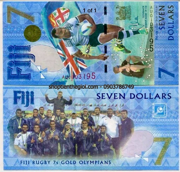Fiji 7 dollars kỷ niệm 2017 UNC