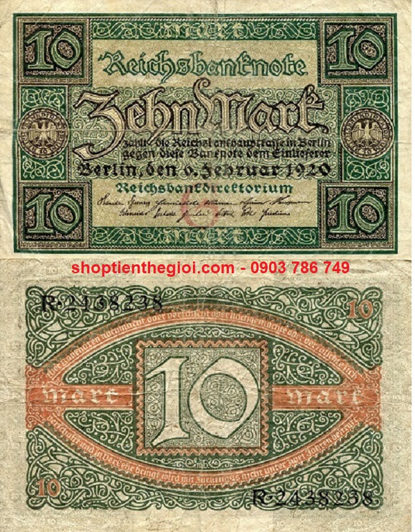 Germany - Đức 10 Mark 1920 VG - SP006110