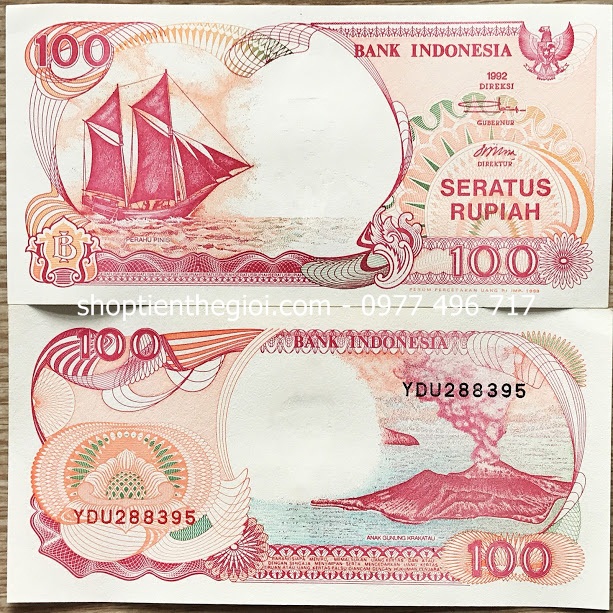 Indonesia 100 Rupiah 1992 UNC