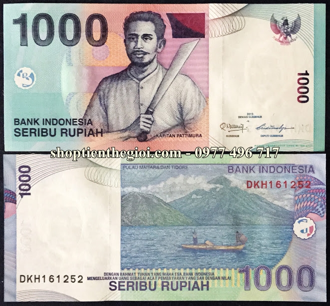 Indonesia 1000 Rupiah 2000 UNC
