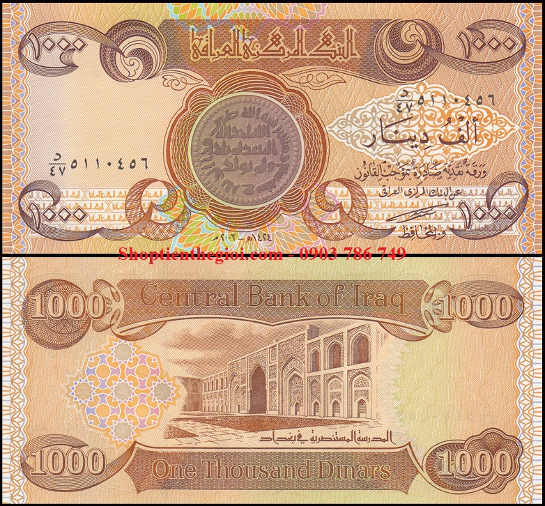 Iraq 1000 Dinars 2003 UNC